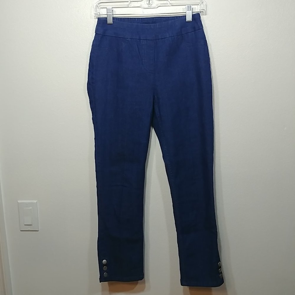 Soft Surroundings Super Stretch Button Cropped XS